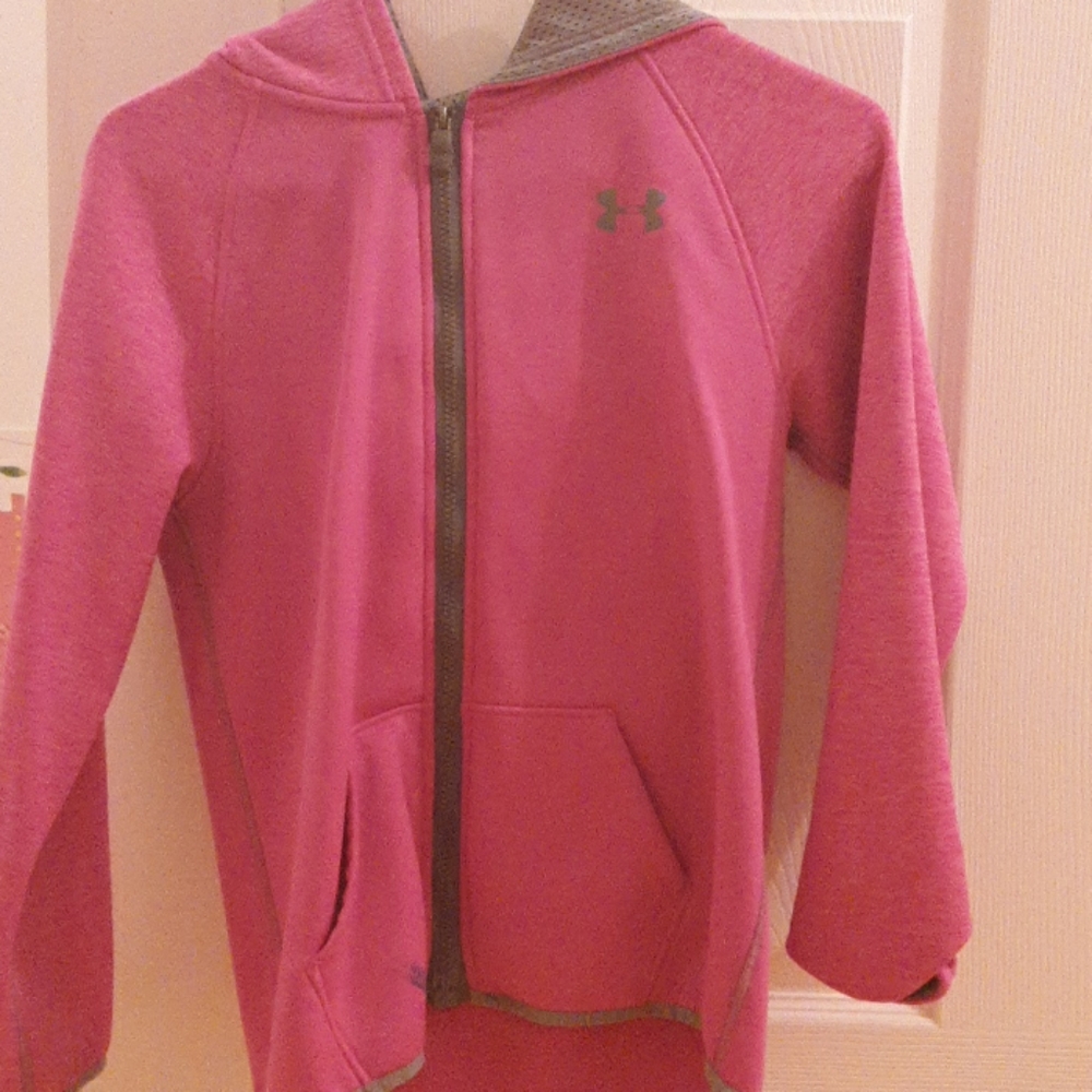 Under armor pink jacket